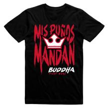 Buddha My Fists Rule T-Shirt – schwarz