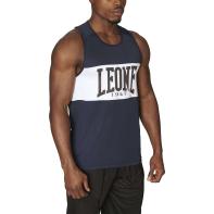 Marineblaues Box-T-Shirt von Leone Shock