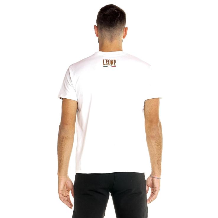 Leone Kurzarm-T-Shirt Goldweiß M5054S7