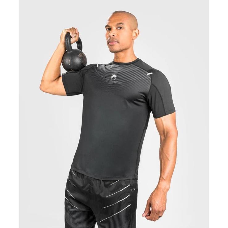 Venum Biomecha Dry Tech Kurzarm-T-Shirt schwarz / grau