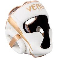 Venum Elite Boxkopfbedeckung weiß / gold