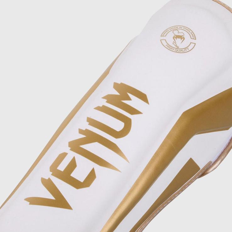 Shinguard Venum Elite  White/Gold