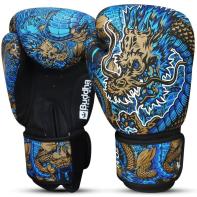 Blaue Boxhandschuhe Buddha Dragon