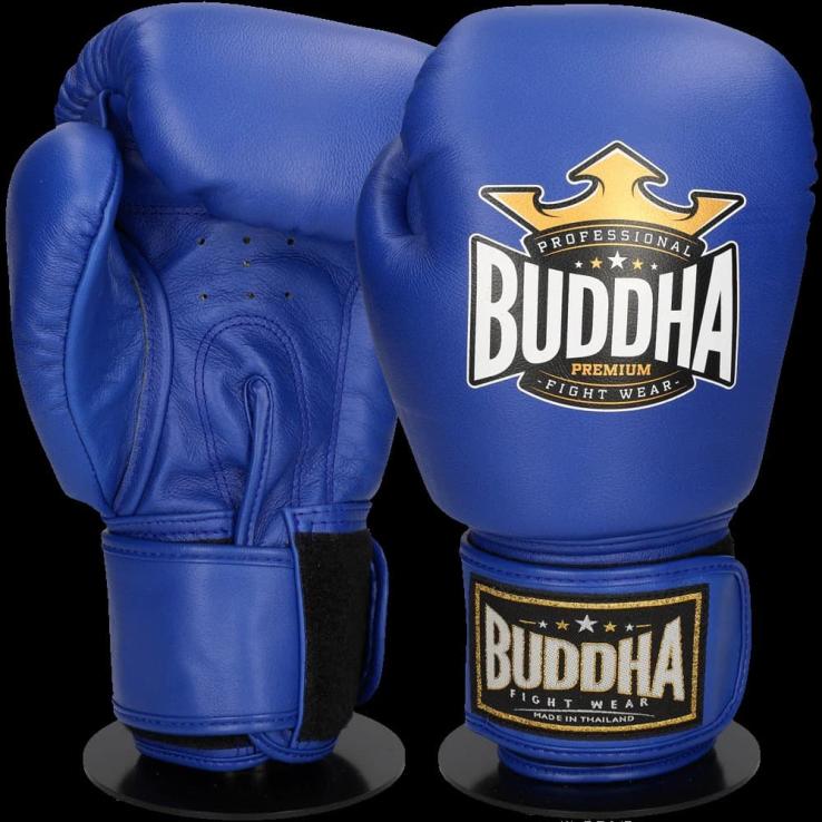 Buddha Thailand Leather Edition Boxhandschuhe – Blau