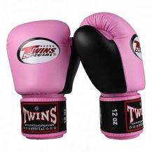 Twins BGVL 3 Retro rosa Leder-Boxhandschuhe
