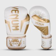 Venum Elite Boxhandschuhe weiß / gold