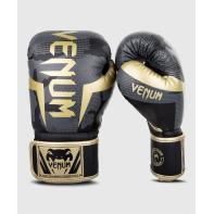 Venum Elite Boxhandschuhe dunkel camo / gold