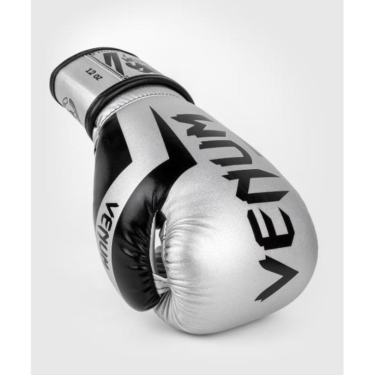 Venum Elite Boxhandschuhe Silber / Schwarz