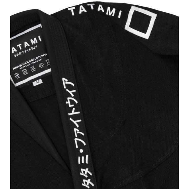 BJJ Kimono Tatami Katakana schwarz
