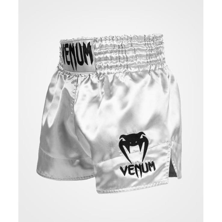 Venum Classic Muay Thai Hose silber / schwarz