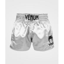 Venum Classic Muay Thai Shorts silver / black
